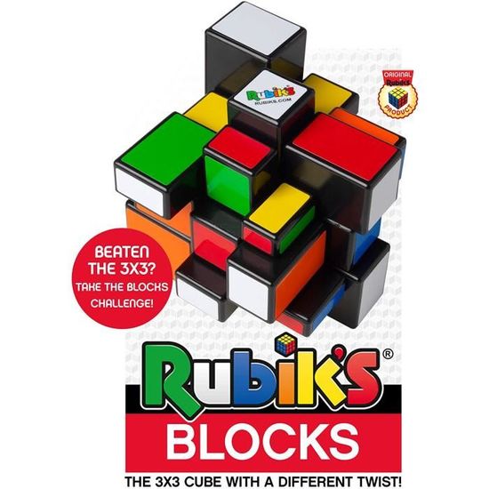 Rubik's Colour Block - Rubik's - Cube de puzzle - Formes changeantes - Difficile à résoudre
