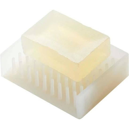 Plateau Auto-drainant Pour Évier YAMAZAKI - Porte-Savon & Éponge Avec Bec Verseur - Acrylique Transparent