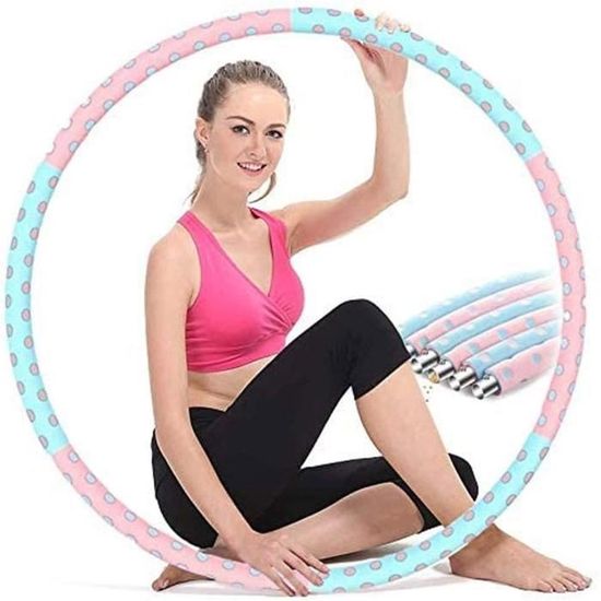 Cerceau De Fitness Souple 1,5 Kg – Silencieux, Pliable, Portable – Entraînement Ceinture Abdo