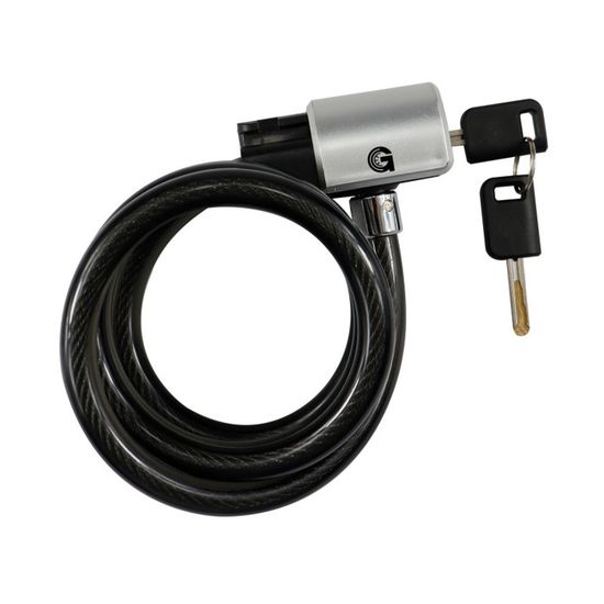 Antivol Pliant Ultra-Compact COOLRIDE 16 Tiges Acier – 64 Cm Déplié – Anti-Crochetage + Support Vélo/Trottinette