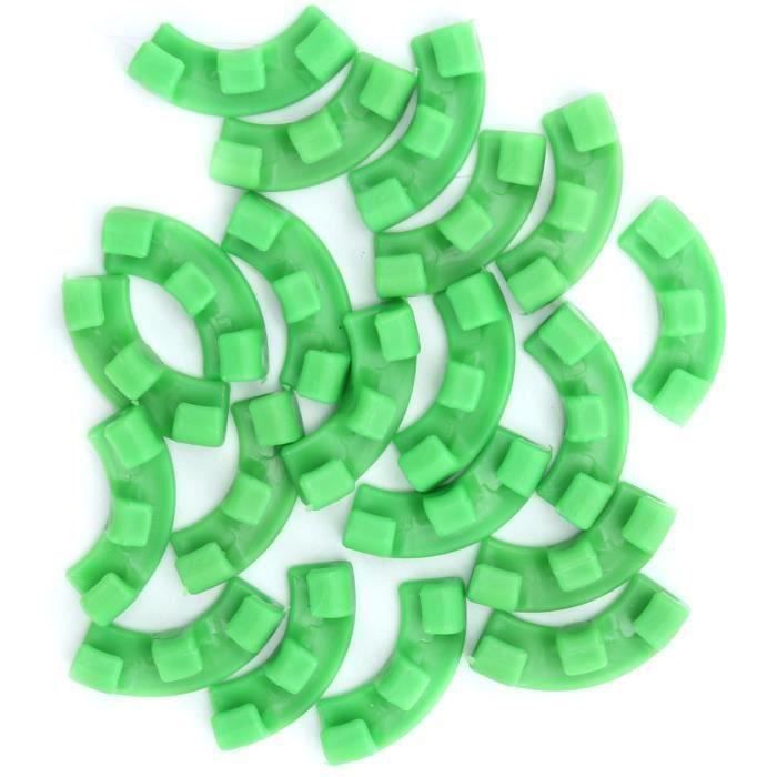 Lot De 40 Attaches Réglables Pour Plantes - Pinces De Guidage à 360°, En Plastique Vert, Pour Former Et Orienter Les Tiges Sans Les Abîmer