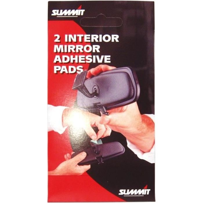 Bande adhesive pour retroviseur interieur 2 pieces