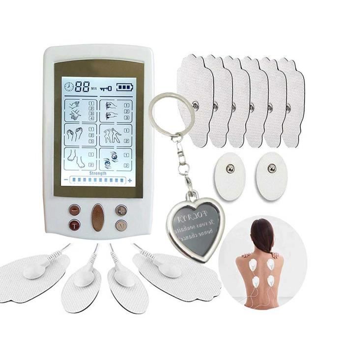 Électrostimulateur Ten Mini Appareil Tens Massage Electrode, pour Le Dos, Le Traitement du Cou