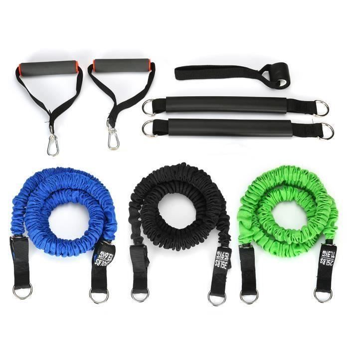 Bande d'extension Elastique Fitness Corde de Tension Extensible de Musculation Yoga Physique Exerce 90LB