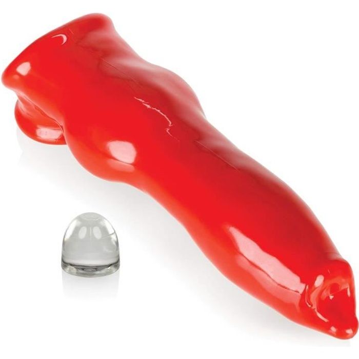Oxballs Fido Cock Sheath - Gaine pour Pénis, Rouge