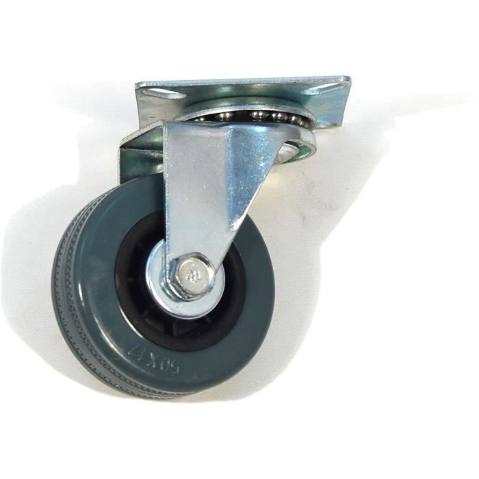 Roulettes pour meubles sans frein 50 mm 415