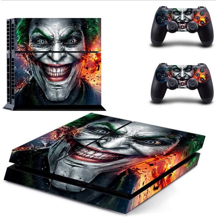 Sticker pour PS4 Console Manette Skin Autocollant pour PS4
