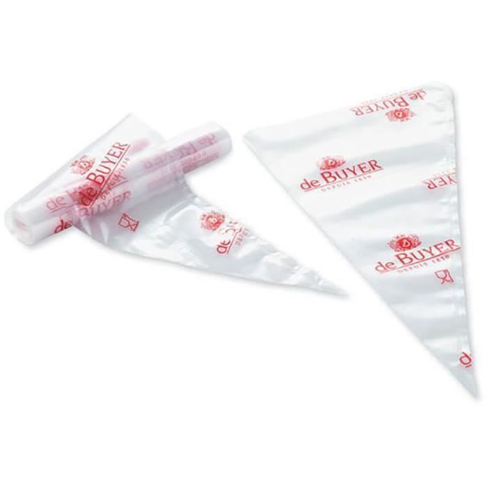 Rouleau de 20 poches pâtissières jetables