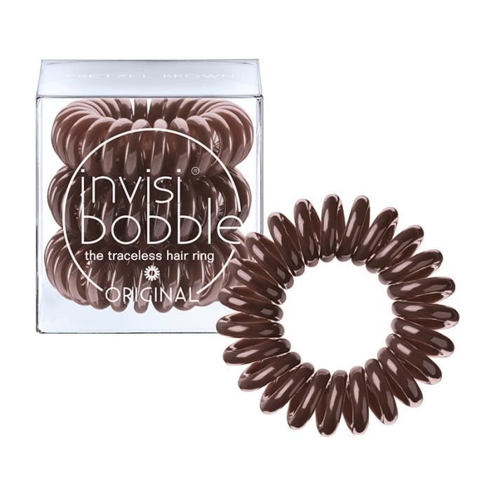 Elastique en Spirale pour Cheveux - Invisibobble Pretzel Brown