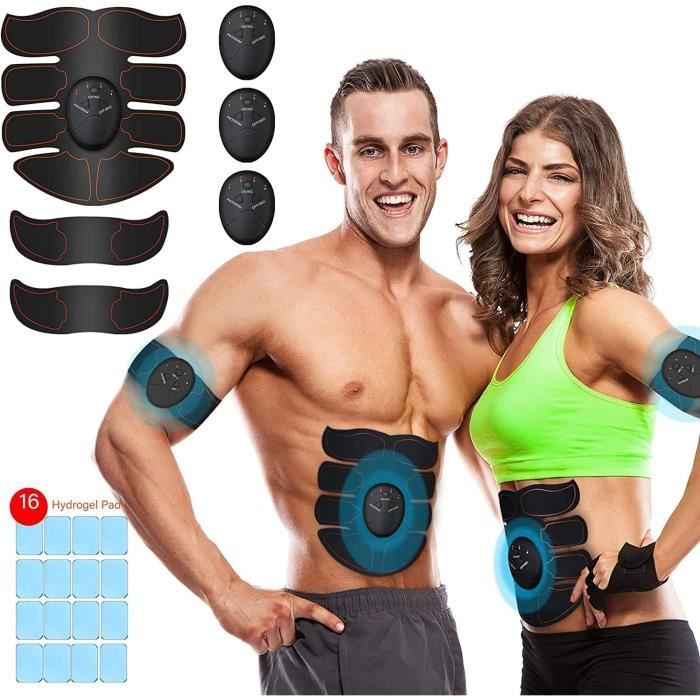 Electrostimulateur Musculaire Ceinture Abdominale Electrostimulation EMS Stimulateur Appareil Electrostimulation Musculaire