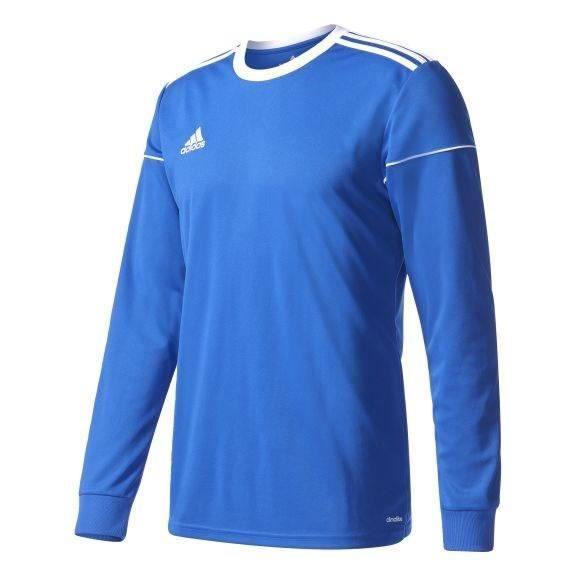 ADIDAS Maillot de Football manches longues Squadra 17 Bleu / Blanc