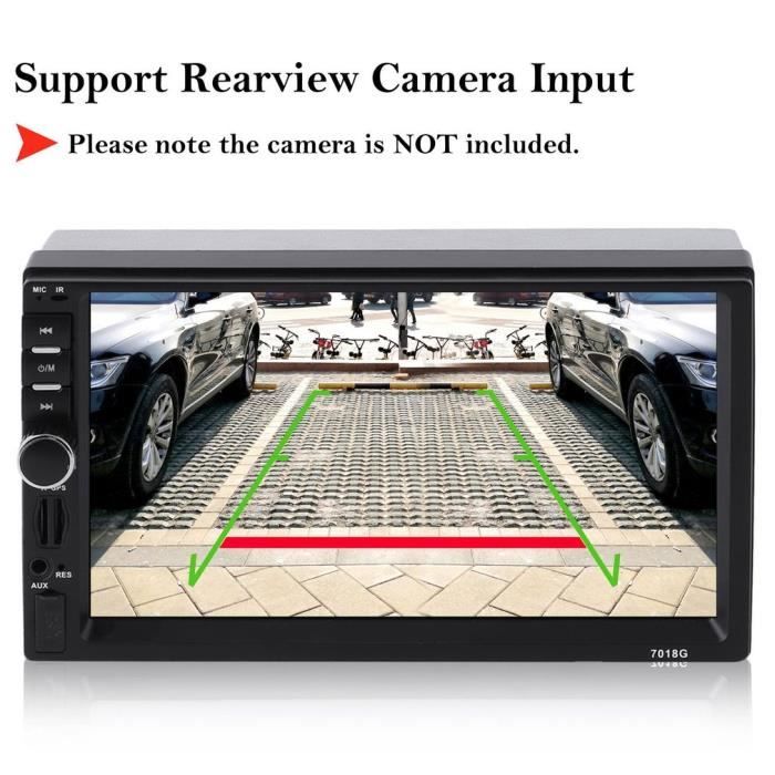 7 Autoradio Bluetooth GPS Navigation voiture stéréo lecteur MP5