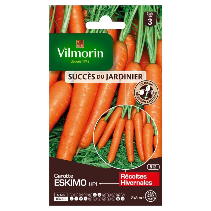 VILMORIN Carotte Eskimo HF1