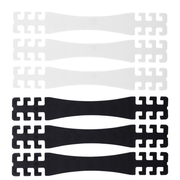 12 pcs Masque Sangle Extender ELASTIQUE DE RESISTANCE - HARNAIS DE RESISTANCE - EXTENSEUR - ELASTIBAND - SANGLE DE MUSCULATION