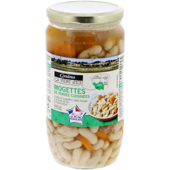 Mogettes de vendée cuisinées 820 g