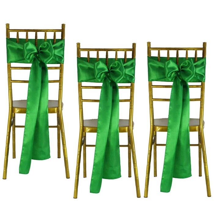 WedDecor Blanc Satin Sash Ruban Arc Fuller Pour Mariée