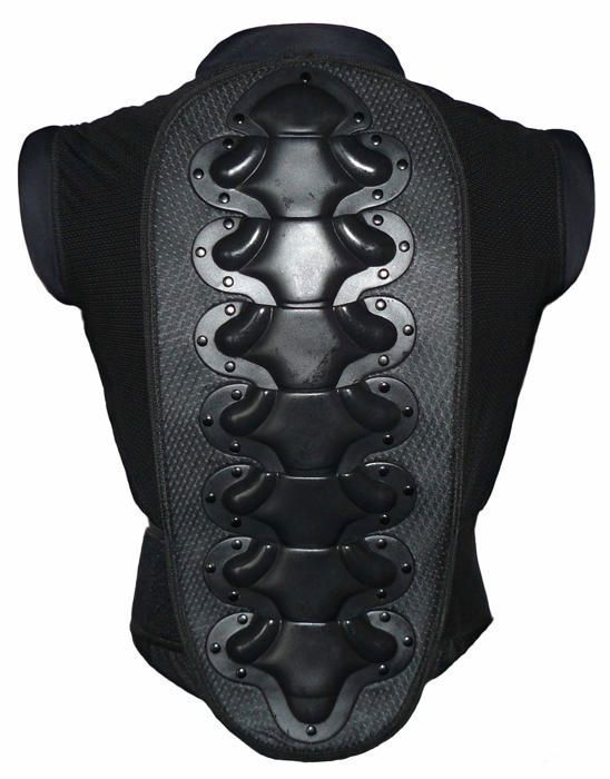 Gilet Protection Dorsale - PROTECTWEAR - RPW-S/M - Mixte - Noir - Plastique