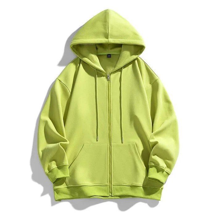 Sweat à Capuche Zippé Homme - Veste Sport Décontractée, Confortable, Printemps/Automne