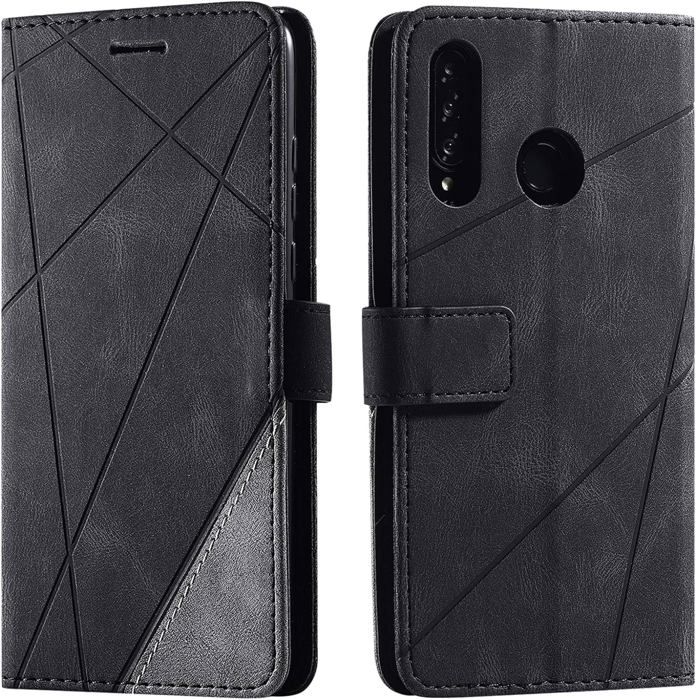 Coque étui Portefeuille Pour Huawei P30 Lite - Noir - Neuf - Générique