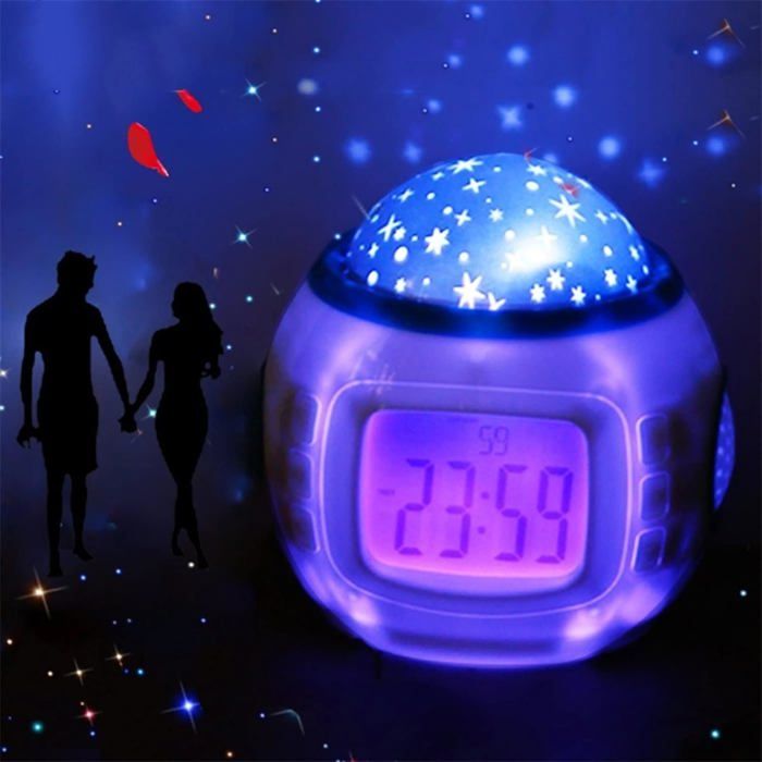 Réveil Numérique Lumineux BC01 Pour Chevet - LED, étudiant, Neuf Sous Boîte