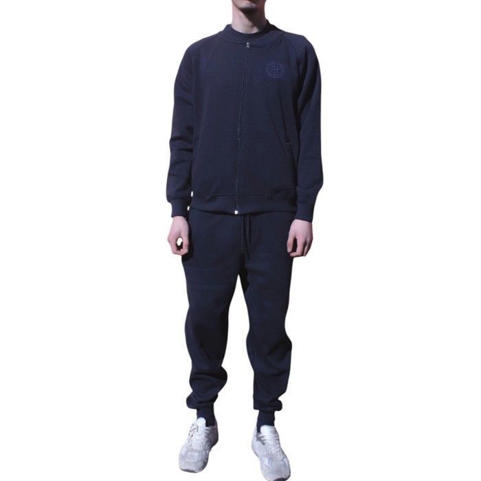 Bill Tornade Ensemble de sport col rond Bruges Bleu Marine Homme