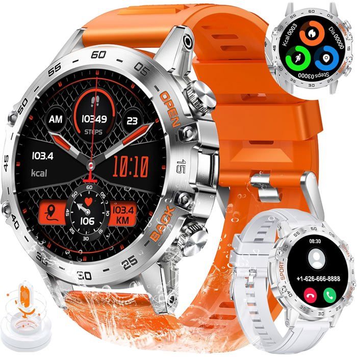 Montre connectée - GATO NEGRO - A5 - Écran 1 39 360x360 - Appels Bluetooth & assistant vocal - Étanchéité IP68