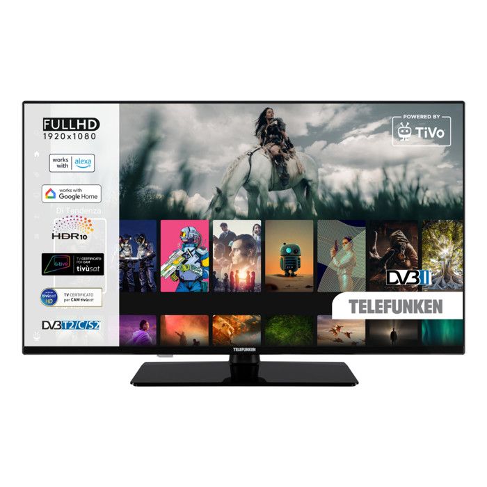 Telefunken TE40750B45I2KT TV 101 6 cm 40 Full HD Smart TV Wifi 250 cdm² Neuf - vue 4