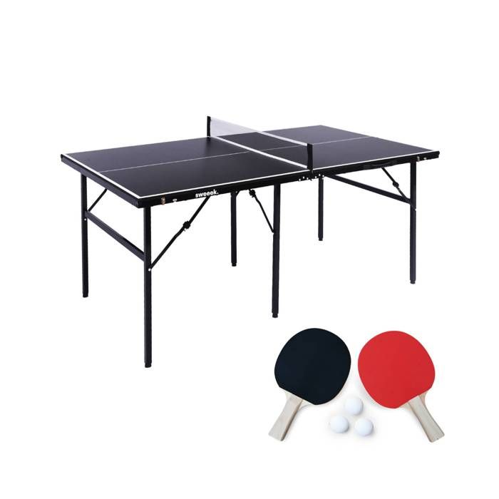 Jeu De Ping-Pong Vintage Montgomery Wards - Raquettes, Filet, 2 Balles - USA