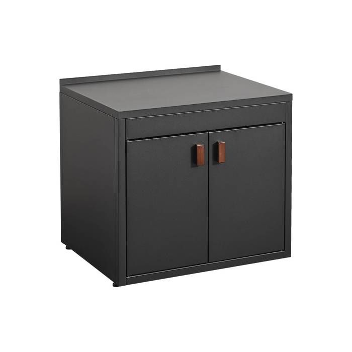 sweeek - Module de cuisine extérieure acier 2 portes L75 5cm THIRA sweeek - Module de cuisine extérieure acier 2 portes L75 5cm THIRA