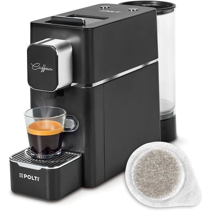 Machine à café espresso - TURBIX - Coffea S15B - Compatible dosettes ESE 44 mm - Réservoir 085 L - 19 bars