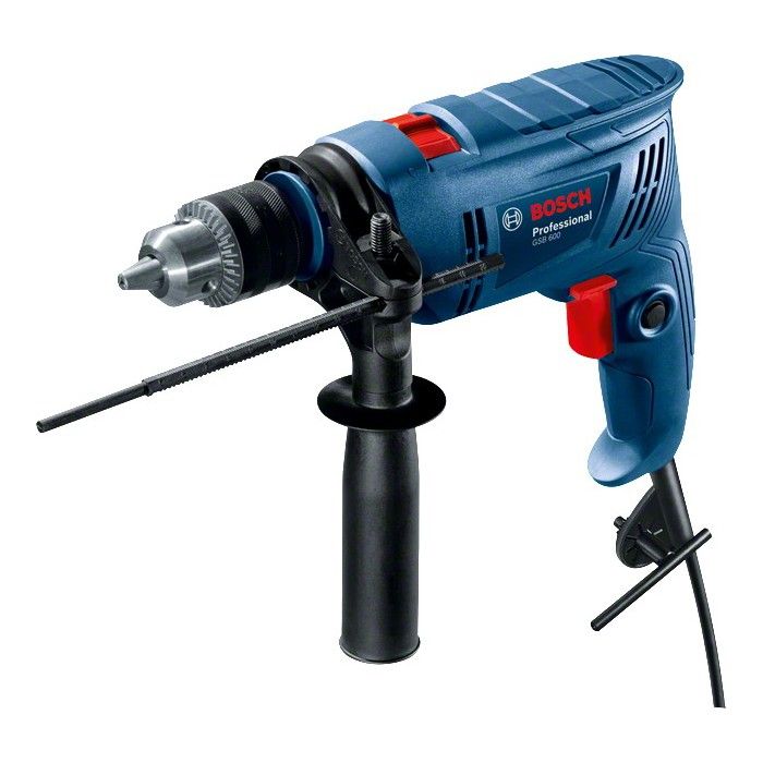Perceuse À Percussion Électrique BOSCH 06011A0320 – 600 W, Perçage 13 mm dans le Béton - vue 2