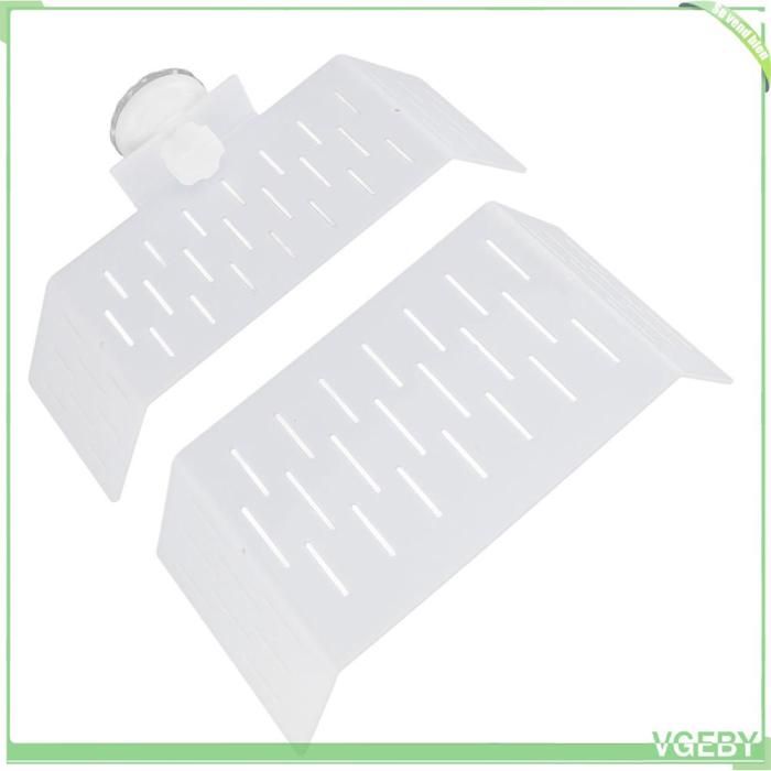 Plate-forme pour tortue - FAFEICY - 2 pièces - Antidérapante - Ventouses puissantes - Plastique