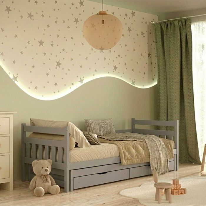Lit gigogne Petits-meubles - David - 209 x 97 x 82cm - Gris Lit gigogne Petits-meubles - David - 209 x 97 x 82cm - Gris