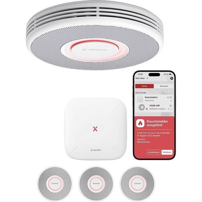X-Sense XS0B-MR31 Détecteur de fumée (l x H x P) 110 x 110 x 33 mm