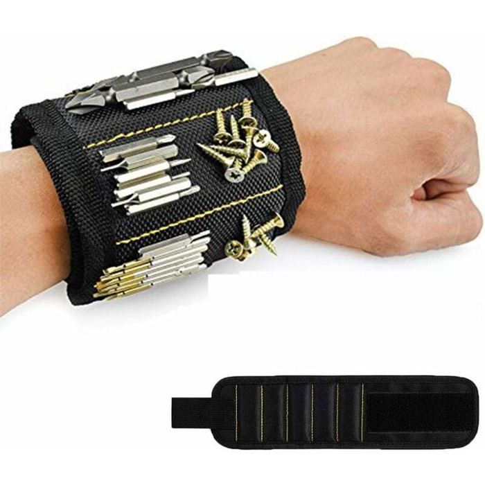 Bracelet magntique avec 10 des aimants forts Noir-Fei Yu ENEVAOCT