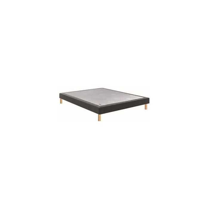 Sommier tapissier Epeda NOYER Gris Fumé Confort ferme