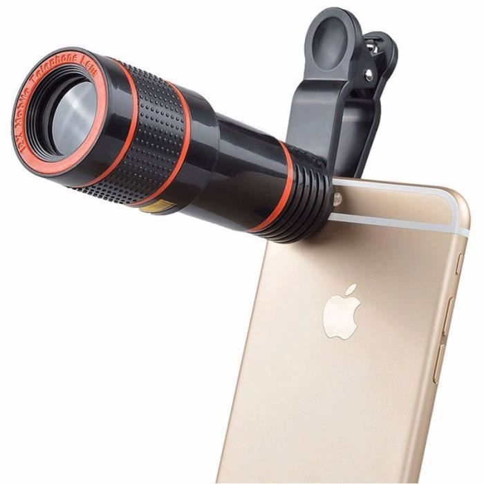 Objectif zoom d'appareil photo pour téléphone portable, objectif zoom pour  11, objectif de téléphone portable et accessoires, téléobjectif zoom 20x
