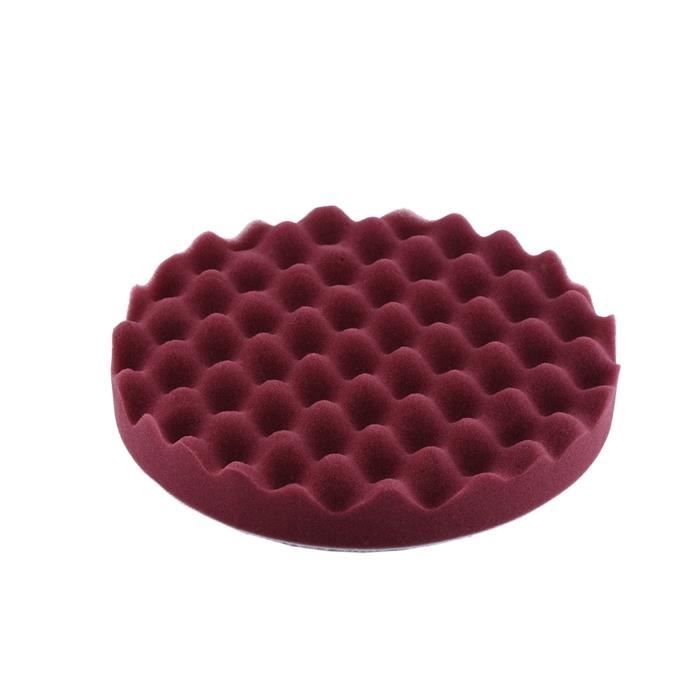 SIQUK Kit 16 Pièces Éponges Polissage Voiture - Tampons Polir Avec Adaptateur 150mm