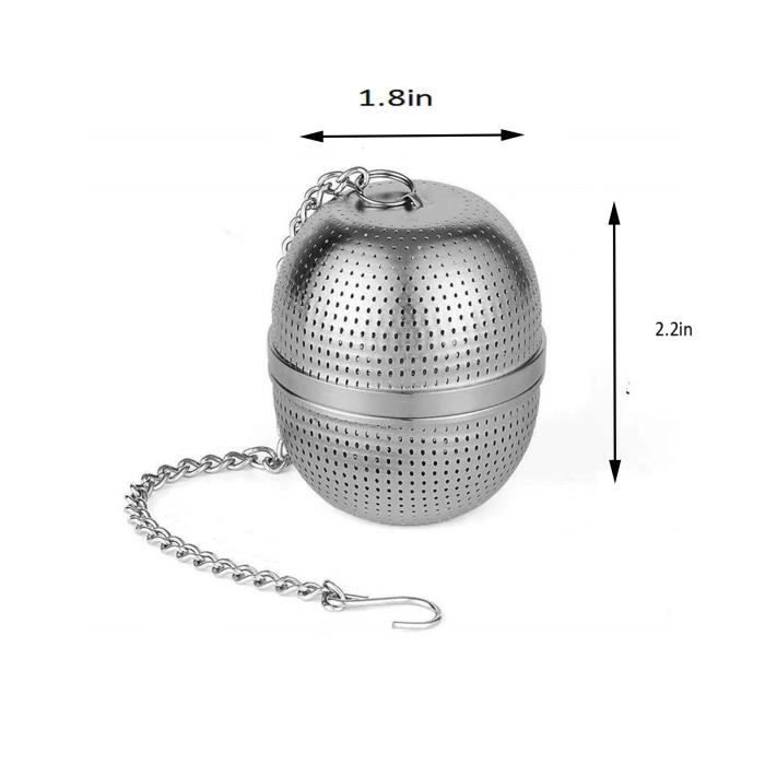 KEM infuseur à boules à thé Infuseur à thé en acier inoxydable Passoire