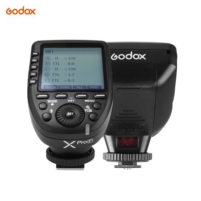 Godox TTL Xpro-F TTL /émetteur D/éclencheur de Flash Haute Vitesse Synchro 1//8000s sans Fil 2.4G Trigger Transmetteur pour appareils Fujifilm Fuji Cam/éras