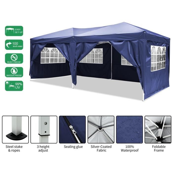 TONNELLE Panneaux Latéraux 3 M X 2 M, Panneau Lateral Tonnelle