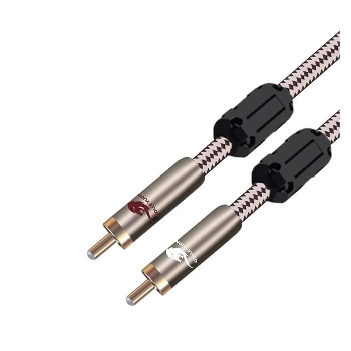 Câble S-Vidéo 5 Mètres Mâle/mâle - Maxxcount - Connexion TV/HiFi