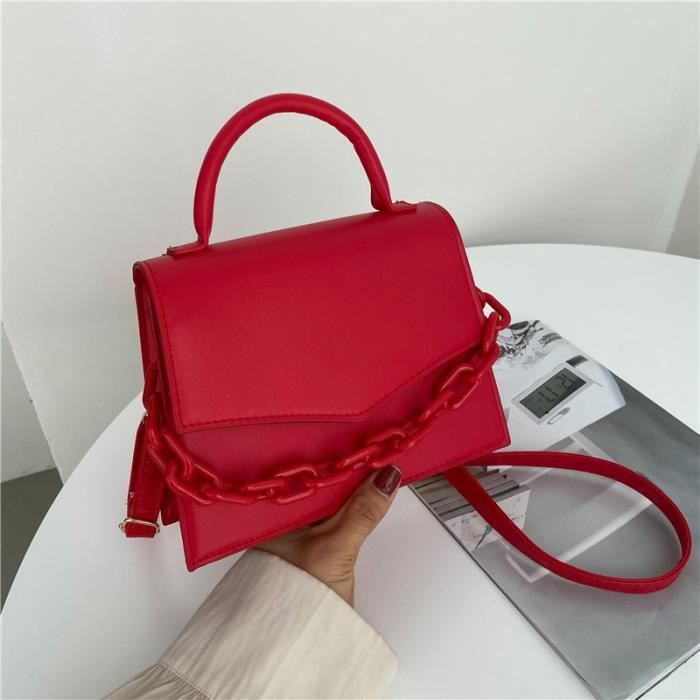 Sac sales rouge chaine