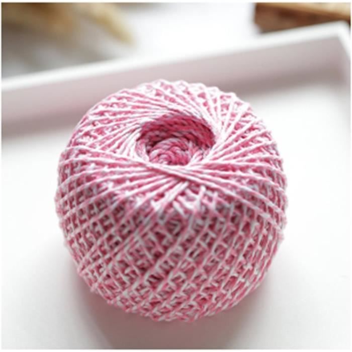 Corde De Jute Naturel 100 Mètres - Ficelle Artisanale Grise Pour DIY, Décoration Mariage, Jardinage