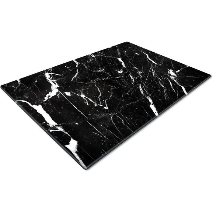 Lot De 2 Planches à Découper En Verre Transparent 12x16 Et 12x8 - Antidérapant, Résiste Chaleur