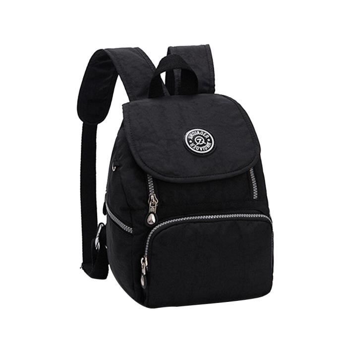 Sac dos en nylon pour femmes et filles Petit sac dos l ger BK