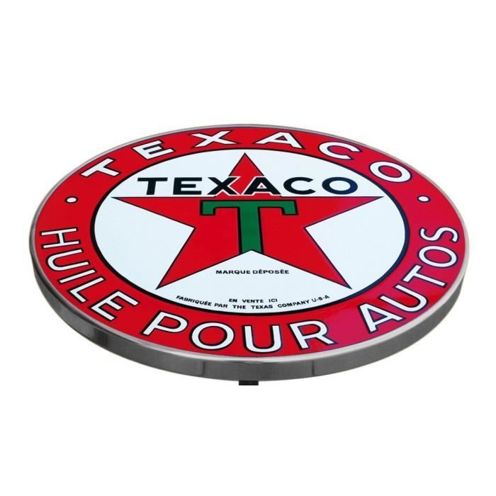 Plateau De Table De Bistrot Emaillee Pub Retro Texaco Huile Pour