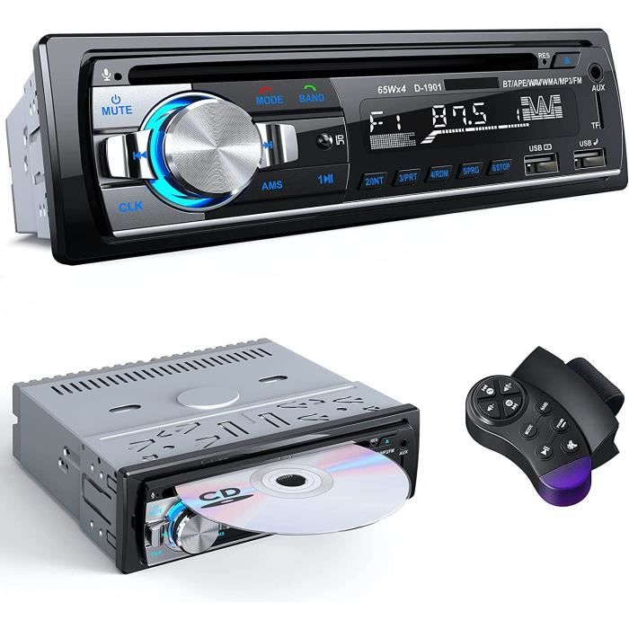 LIXSAZSE Autoradio Bluetooth 5.0 - 7 Zoll Display Mit Freisprechanlage