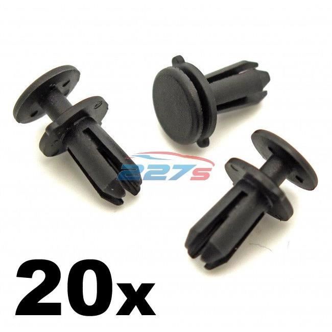 20X pour Citroen C5 Peugeot 407 Pare-brise moulage garniture latérale Clips