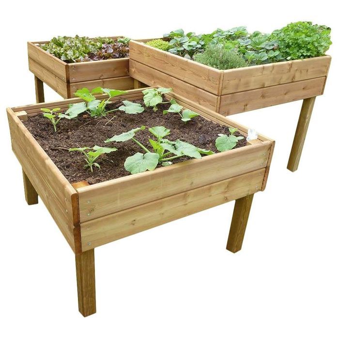 HOFGARTEN - Barres De Renfort Pour Potager Surélevé (Lot De 2) - Pour Largeur De Bac 107 Cm - Kit Extension - 5